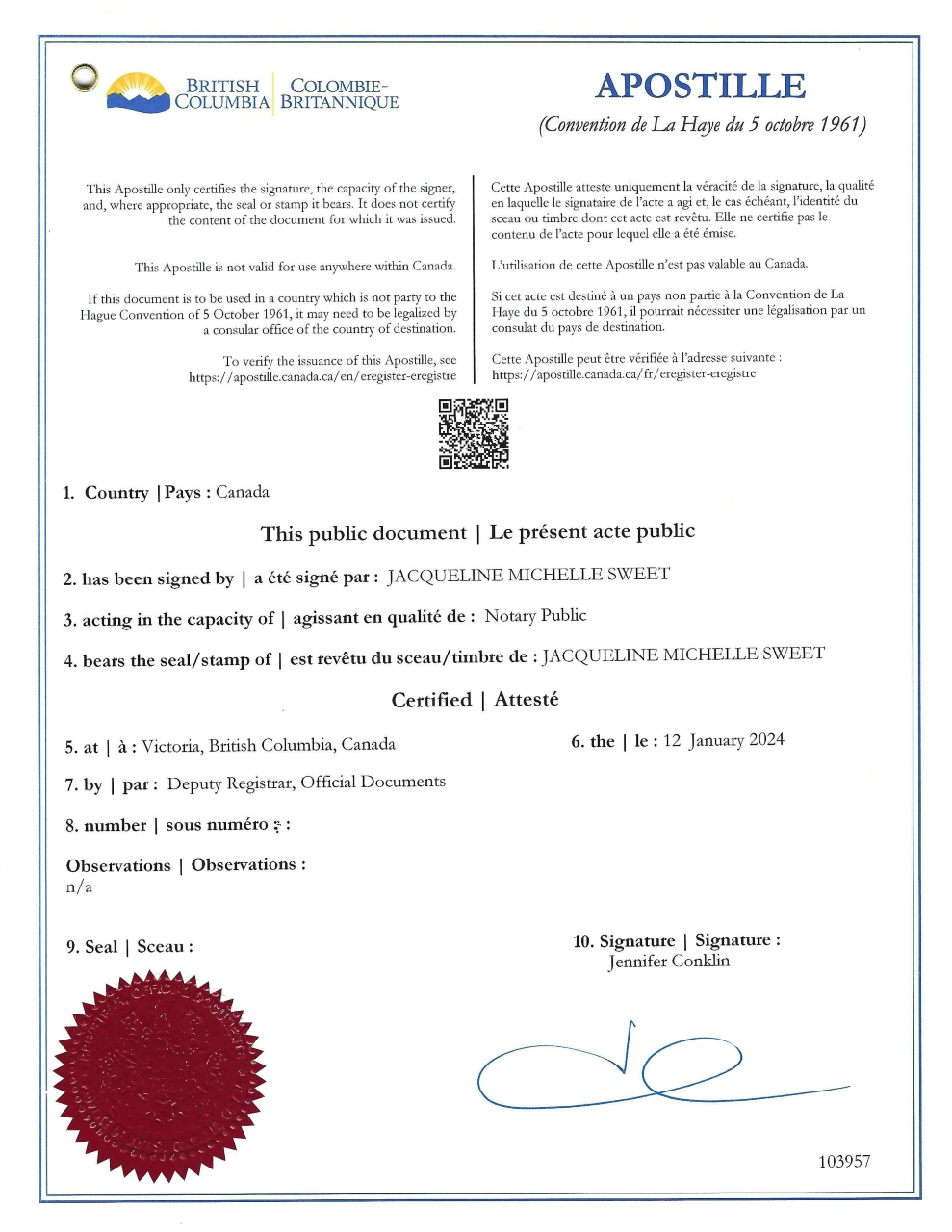 British Columbia Apostille Services - Global Document Solutions