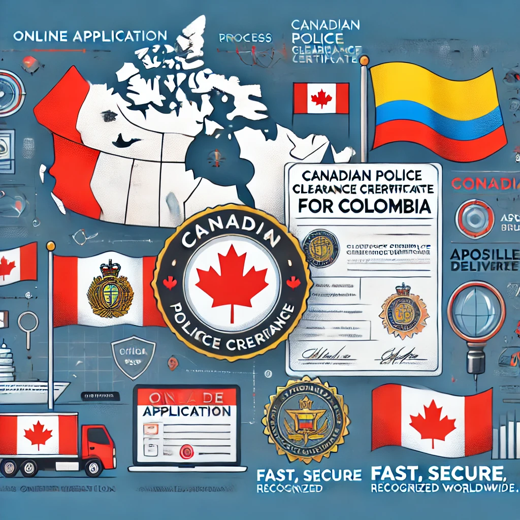 Quick Canadian Police Clearance for Colombia