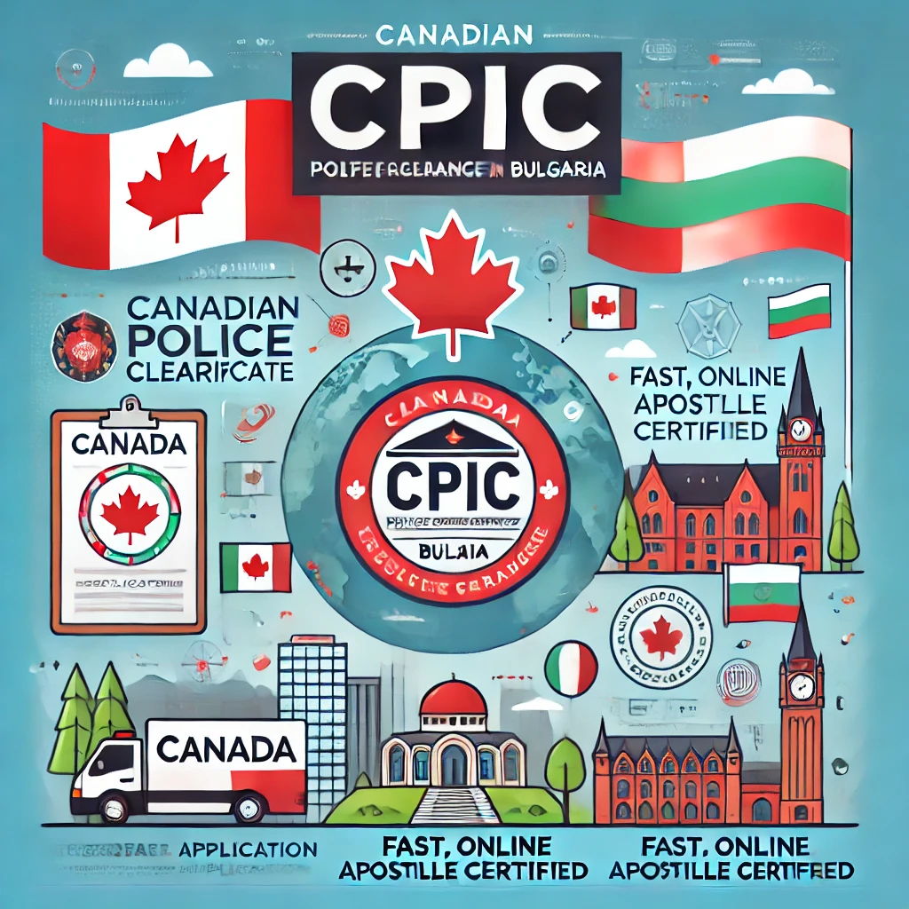 Quick Canadian Police Clearance for Bulgaria