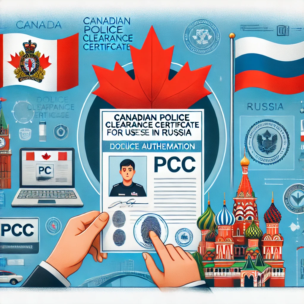 Quick Canadian Police Clearance for Russia