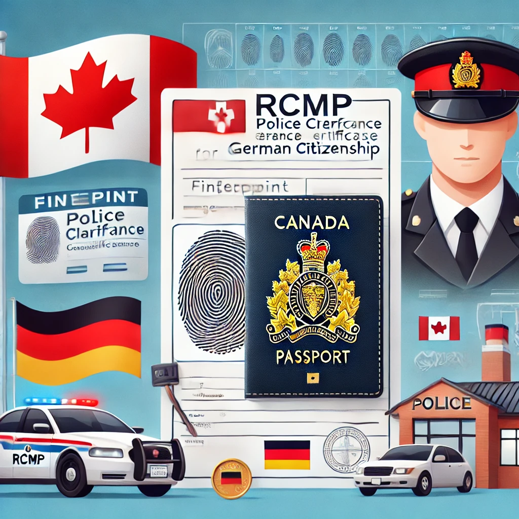 RCMP Police Clearance Certificate for German Citizenship