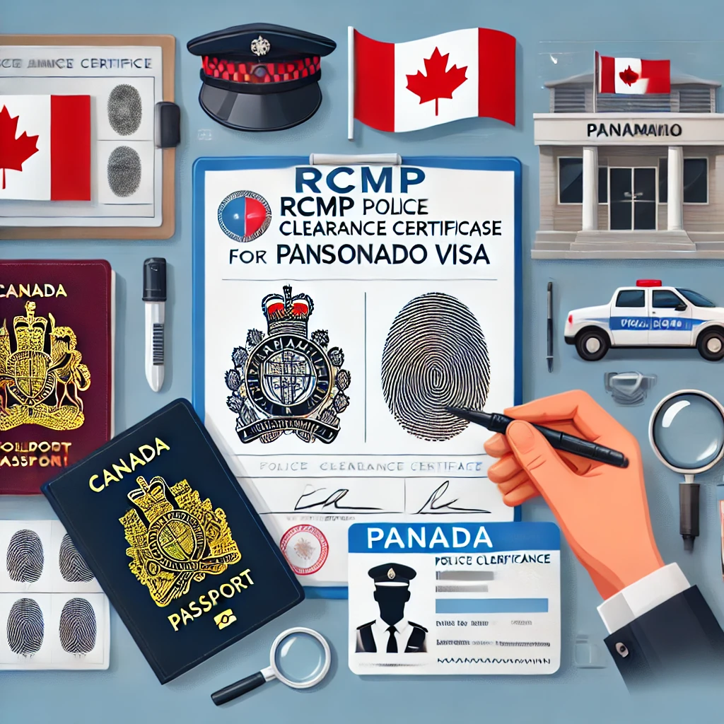 RCMP Police Clearance Certificate for Panama Pensionado Visa