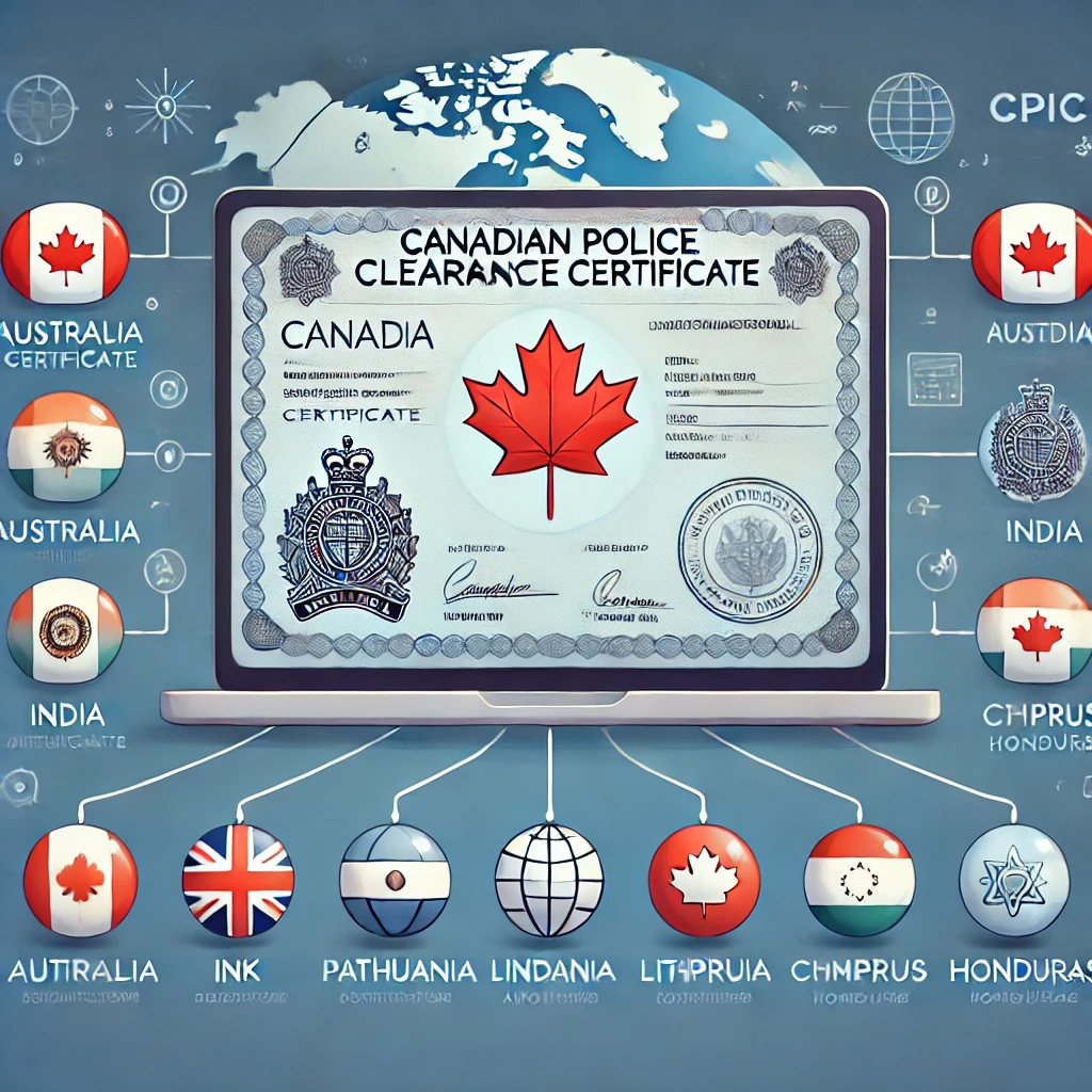 Canadian Police Clearance Certificate: Country-Specific Guides